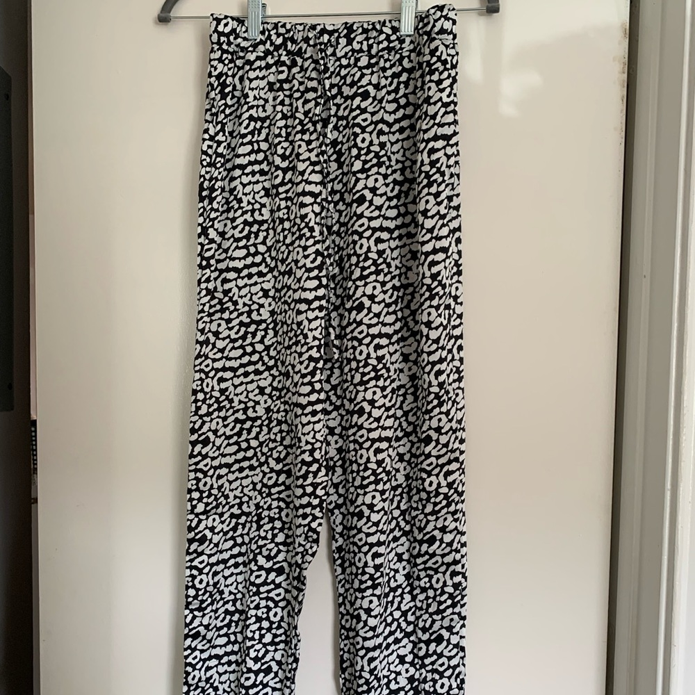 Leopard joggers